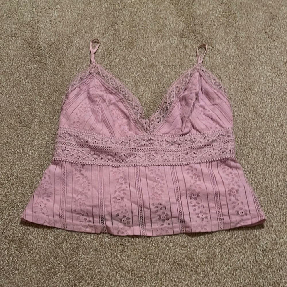 Lavender crop top